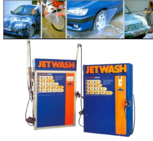 Solenoid valves in car washing systems; car wash